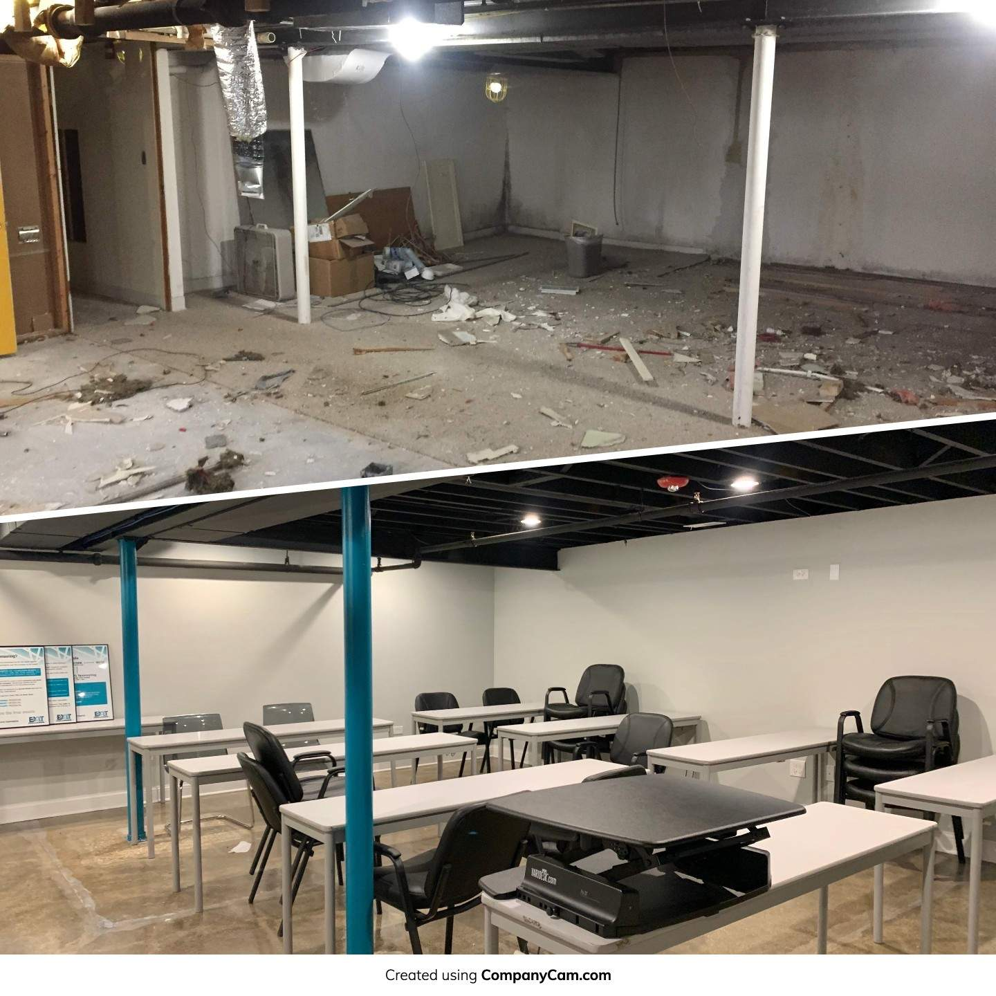 Before-After Training Room